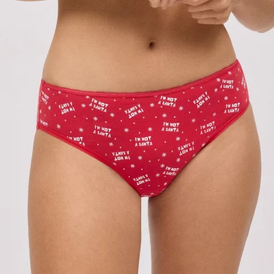 BRAGA MUJER MIDI ALGODON NAVIDAD YSABEL MORA  - 6 unidades